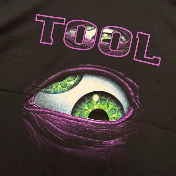 Tool Aenima CD Back Cover Eye Progressive Metal Band Tee XL - Picture 4 of 4